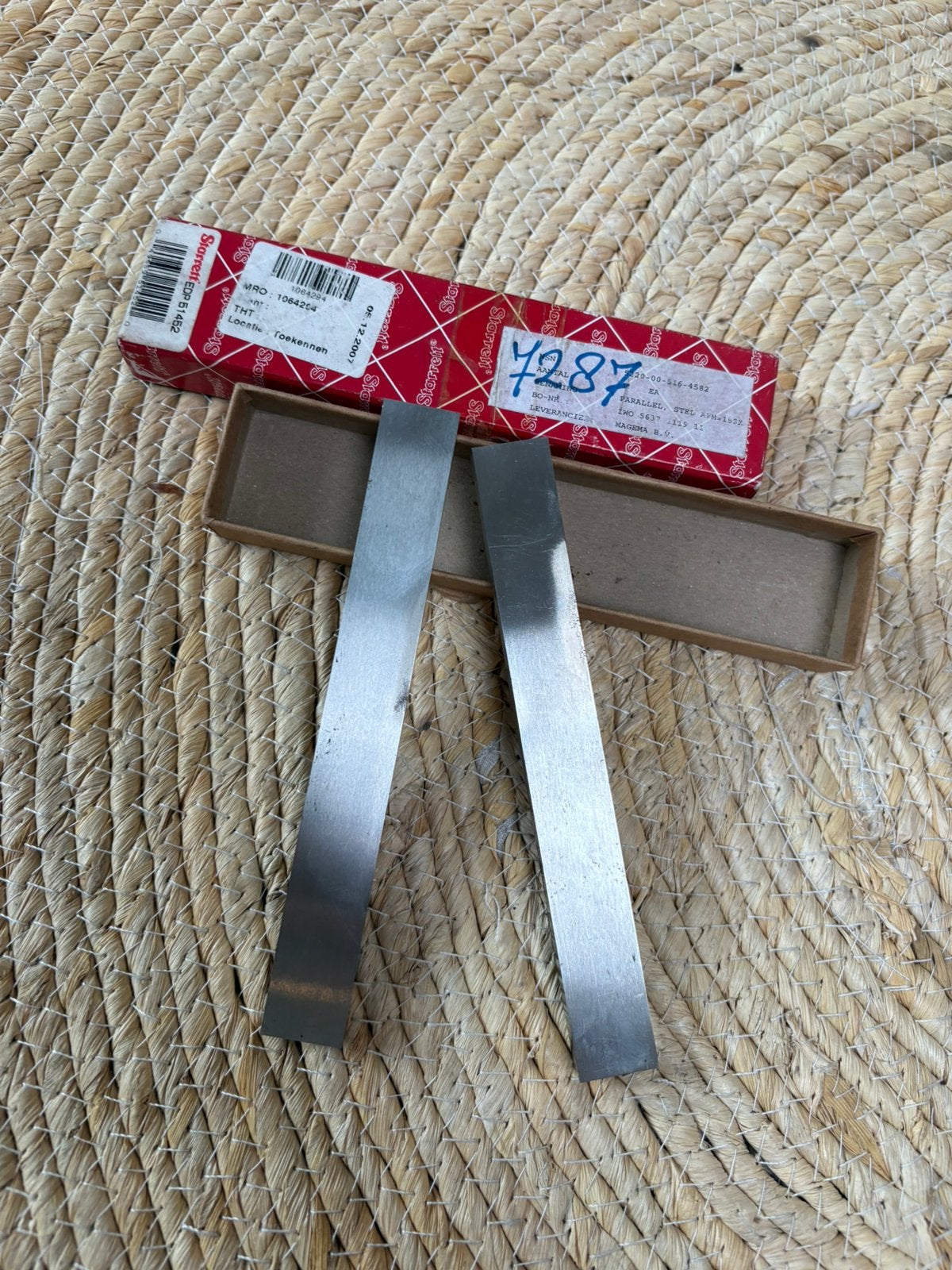 Parallel set Starrett freesbank freesmachine, Ophalen of Verzenden, Elektrisch, Overige soorten