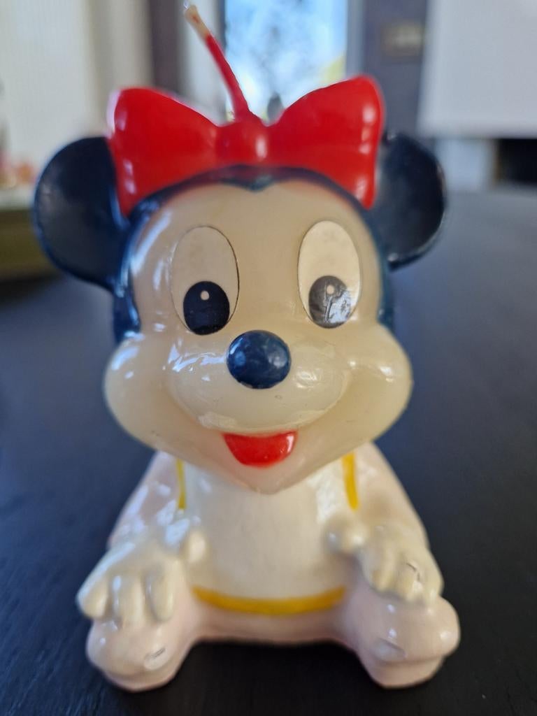 Disney Baby Minnie Mouse Kaars - Nieuw, Ophalen of Verzenden, Mickey Mouse, Nieuw, Overige typen