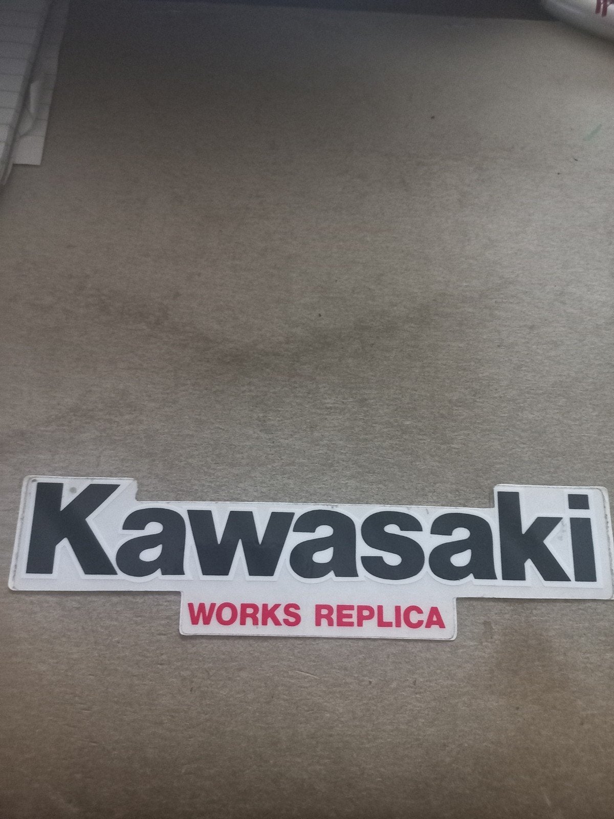Kawasaki Works Replica Sticker, Verzamelen, Ophalen of Verzenden, Nieuw