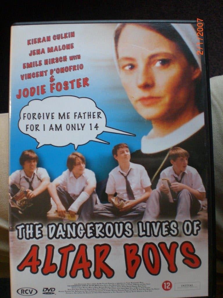 dvd The Dangerous Lives of Altar Boys Jodie Foster Kieran Cu, Vanaf 12 jaar, Ophalen of Verzenden, Zo goed als nieuw, Actiekomedie