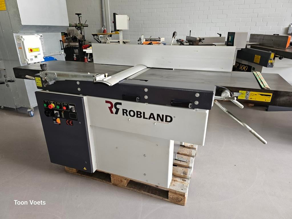 Robland Vlakvandiktebank Type SD51 met Tersa messen, Doe-het-zelf en Verbouw, Schaafmachines, Ophalen, Zo goed als nieuw