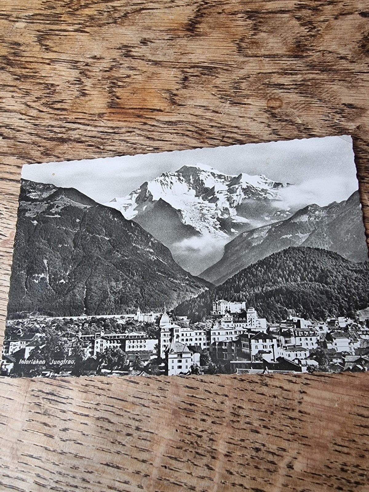 Oude ansichtkaart Interlaken Jungfrau, Zwitserland, Ophalen of Verzenden, Voor 1920, Ongelopen, Overig Europa