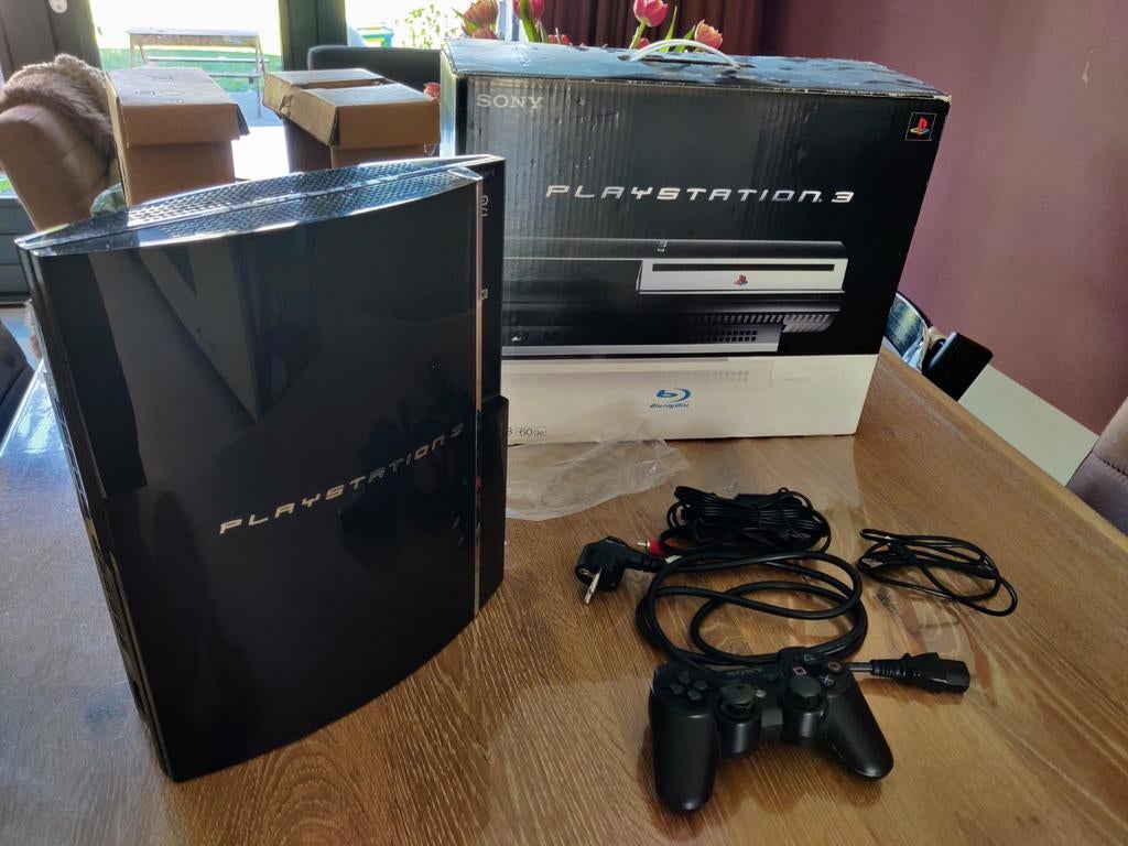 PlayStation 3 Phat backwards compatible (CECHC04), Phat, Ophalen of Verzenden, Zo goed als nieuw, 60 GB