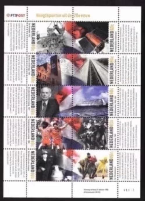 Nederland nvph V1842 - 1851 (pf), Postzegels en Munten, Postzegels | Nederland, Verzenden, Na 1940, Postfris