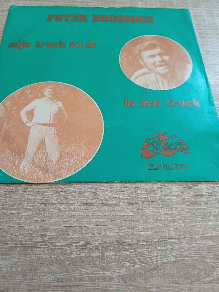 146a Single Peter Broesder – Mijn truck en ik – ELF 65.222, 7 inch, Ophalen of Verzenden, Zo goed als nieuw, Overige typen