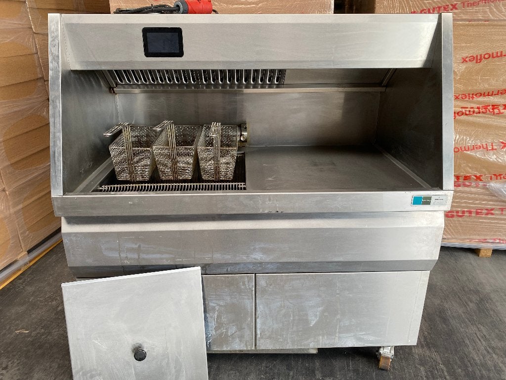 Elektrische Kiremko frituur bakwand / friteuse 400V –BJ 2023, 4 liter of meer, Ophalen, Gebruikt