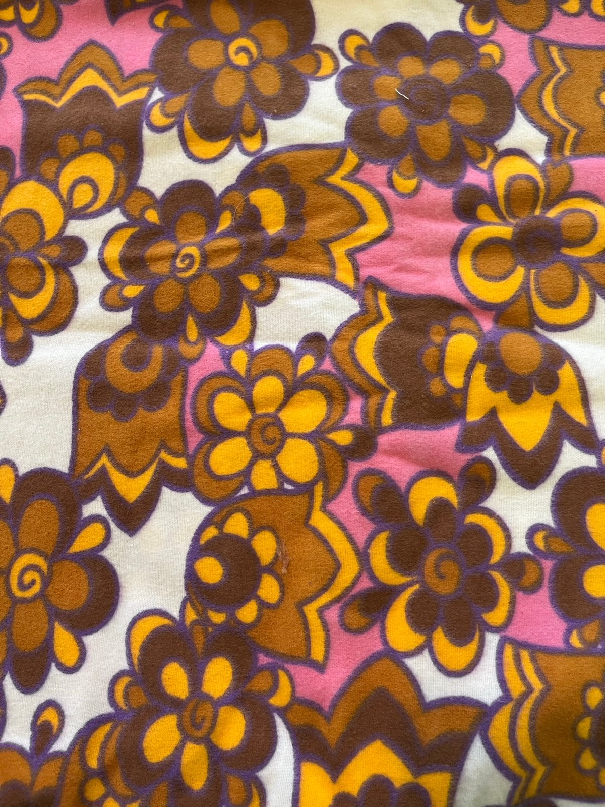 Vintage 2 flanellen lakens nieuw -  175x250 cm, Eenpersoons, Meerkleurig, Overige typen, Katoen