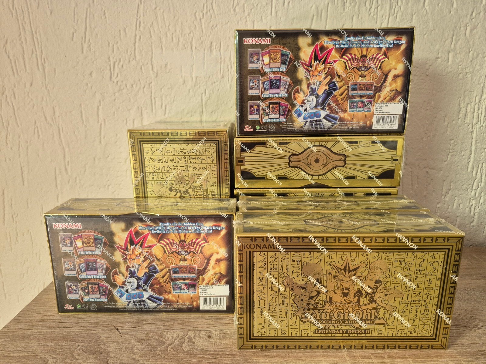 Yu-gi-oh TCG Legendary Deck ll Gold edition sealed x9, Ophalen of Verzenden, Nieuw, Speeldeck, Foil