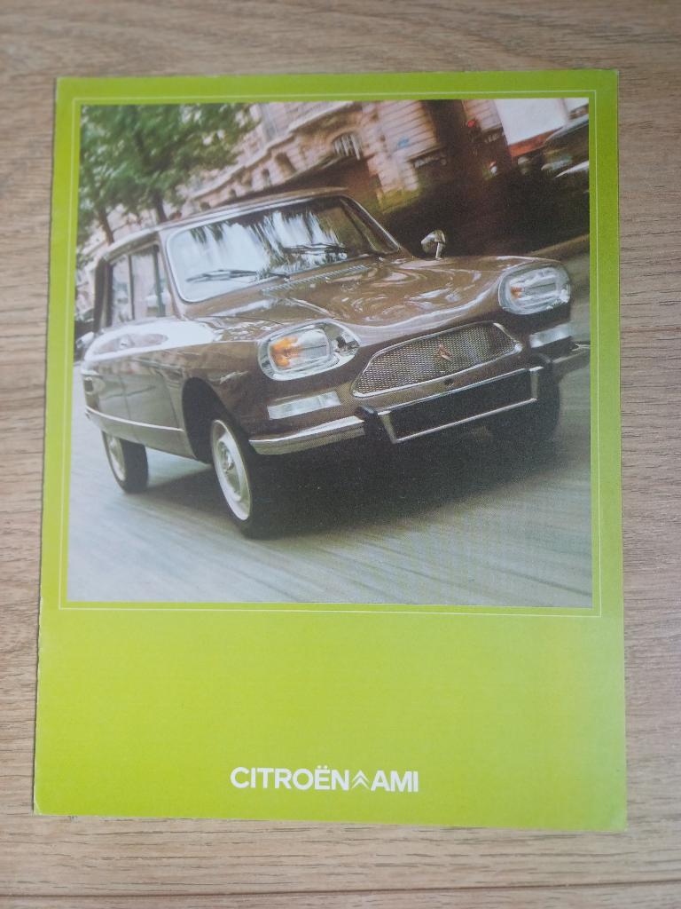 Citroën Ami brochure uit 1975, Boeken, Ophalen of Verzenden, Gelezen, Citroën