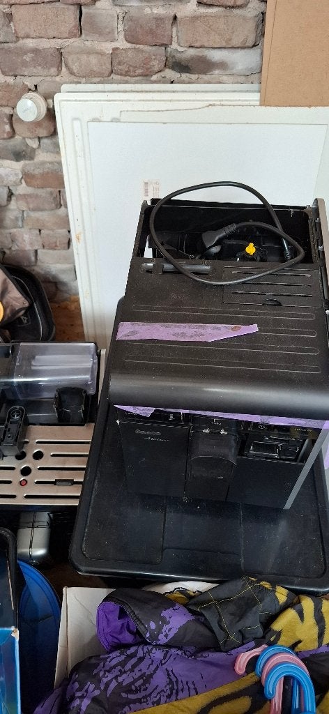 Saeco Moltio defect voor onderdelen, Afneembaar waterreservoir, Koffiemachine, Niet werkend, Koffiebonen