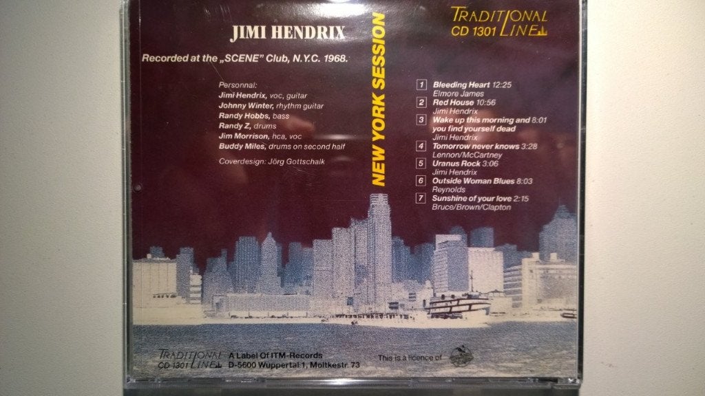 Jimi Hendrix - New York Session, Ophalen of Verzenden, Zo goed als nieuw, Poprock, Album