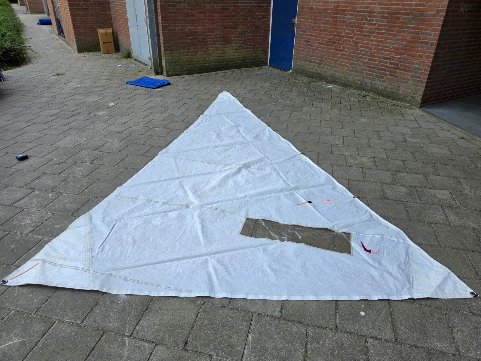 Fok met leuvers, Gebruikt, Minder dan 15 m², Ophalen of Verzenden, 6 meter of meer
