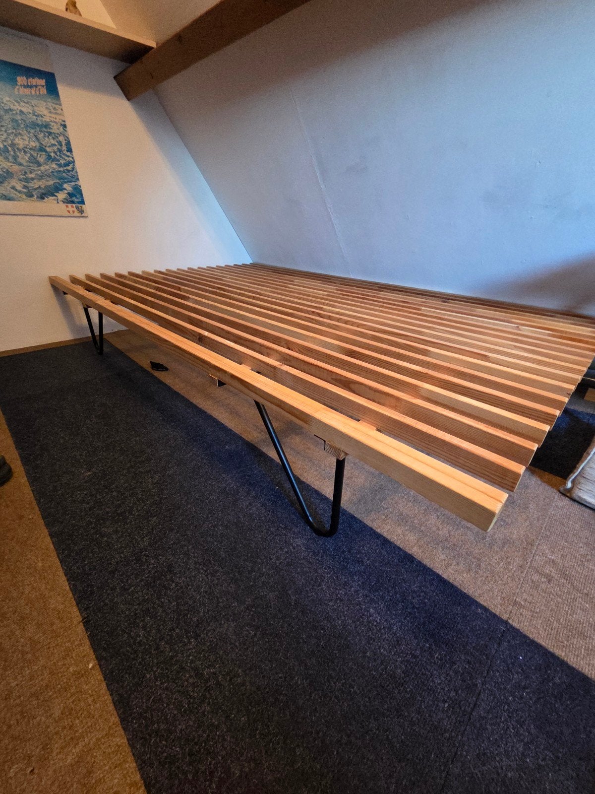 ikea Bodo bed jaren 90 nette staat 120-200, Ophalen of Verzenden, Eenpersoons, Hout, 120 cm