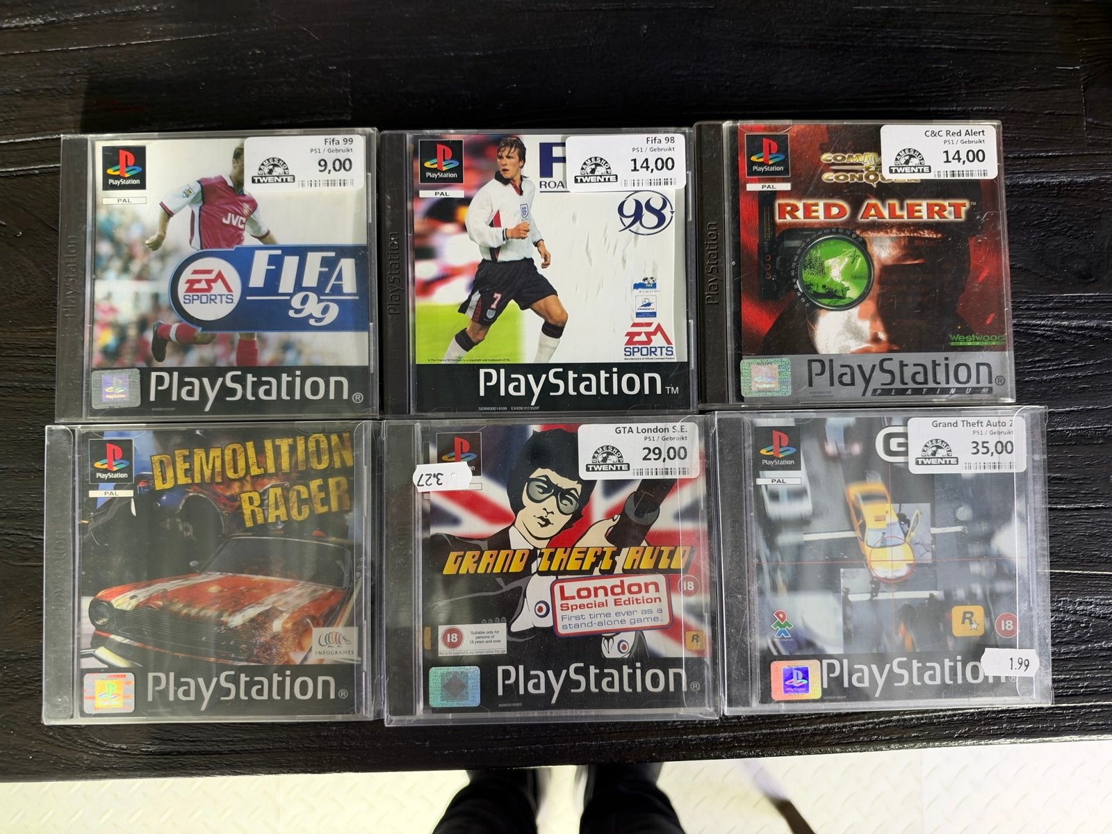 PlayStation 1 Games: GTA, Red Alert, Demolition Racer, FIFA, Spelcomputers en Games, Avontuur en Actie, Vanaf 18 jaar, Ps1, Ophalen of Verzenden