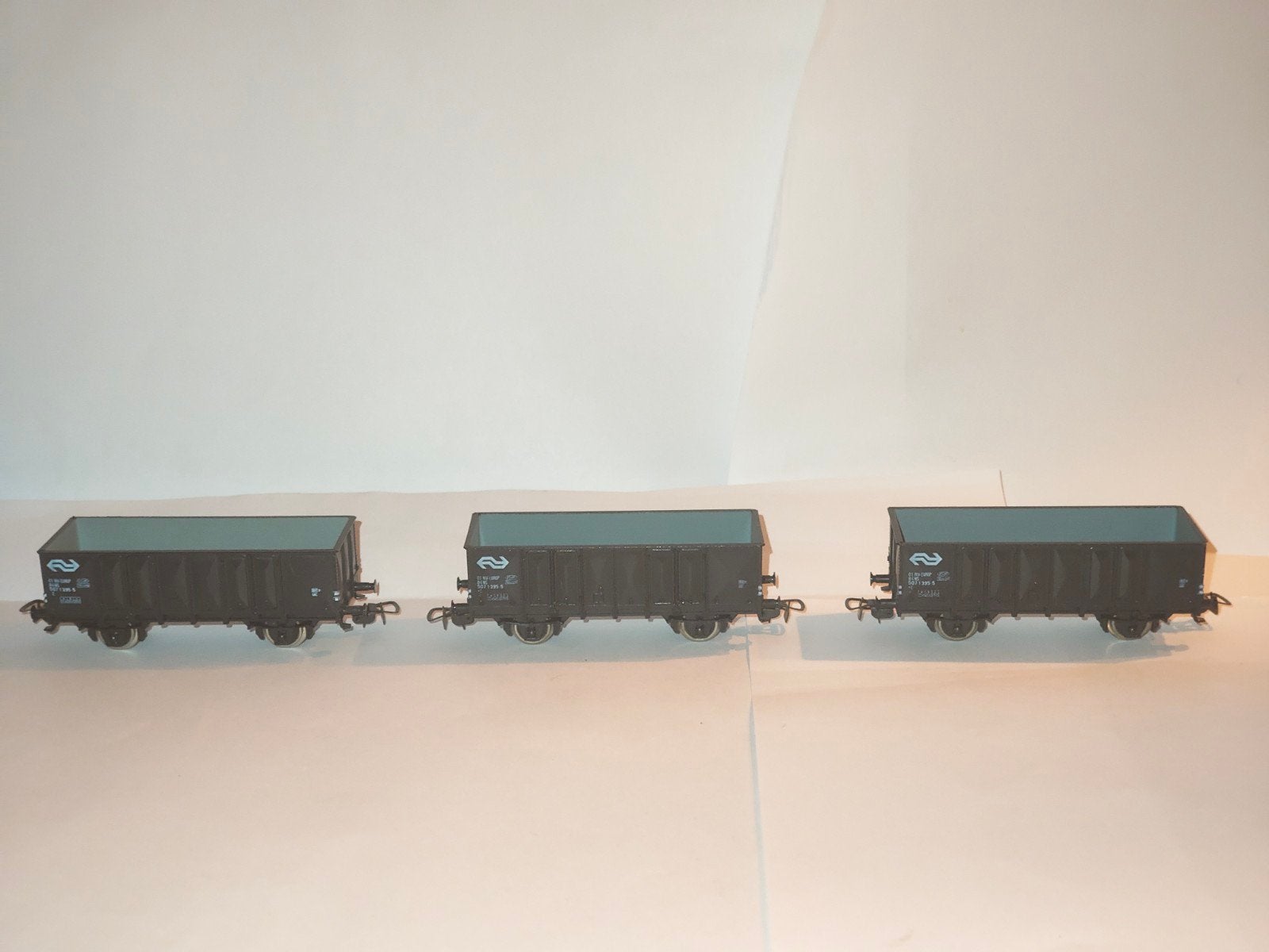 Piko NS kolen/bietentrein 5x bakwagen zeer goede staat, Gelijkstroom, Verzenden, Wagon, Piko