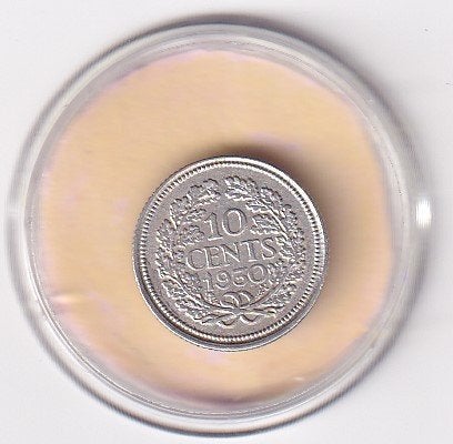 10 Cent 1930 Zeer Goed, Verzenden, Zilver, 10 cent, Koningin Wilhelmina