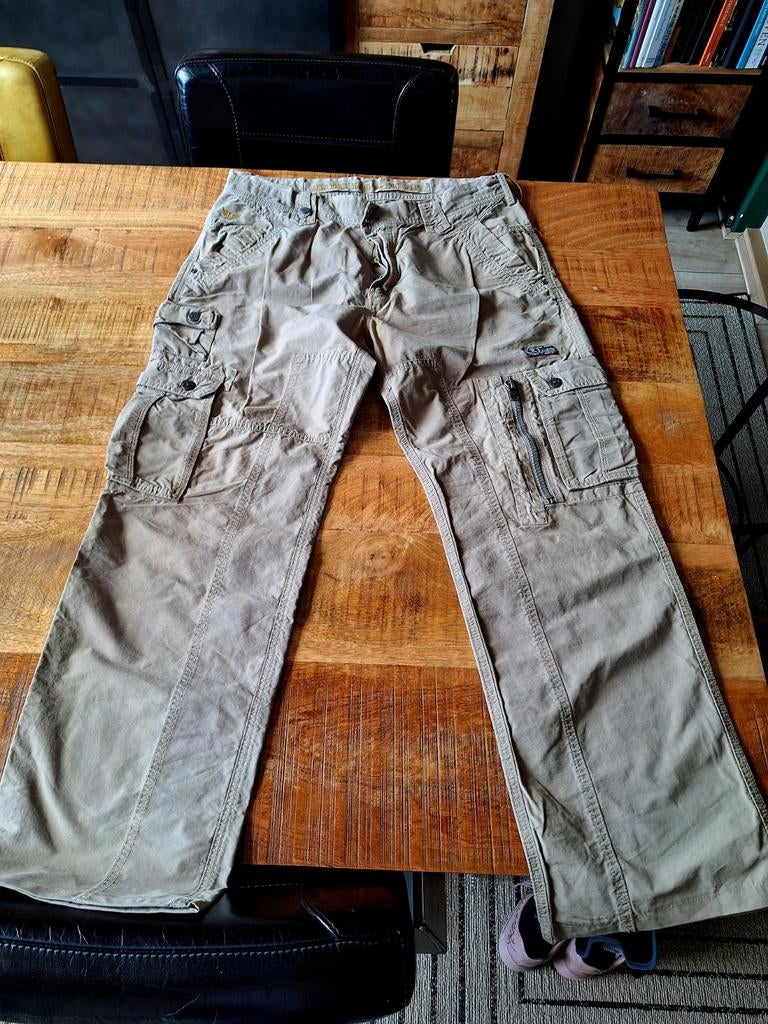 PME Legend broek lichtbruin / beige maat W36 L34, Kleding | Heren, W36 - W38 (confectie 52/54), Overige kleuren, Ophalen of Verzenden