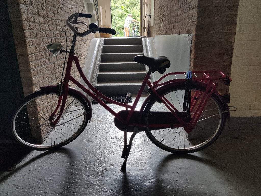 Roze meisjesfiets 24", Terugtraprem, Handrem, Ophalen, Overige merken