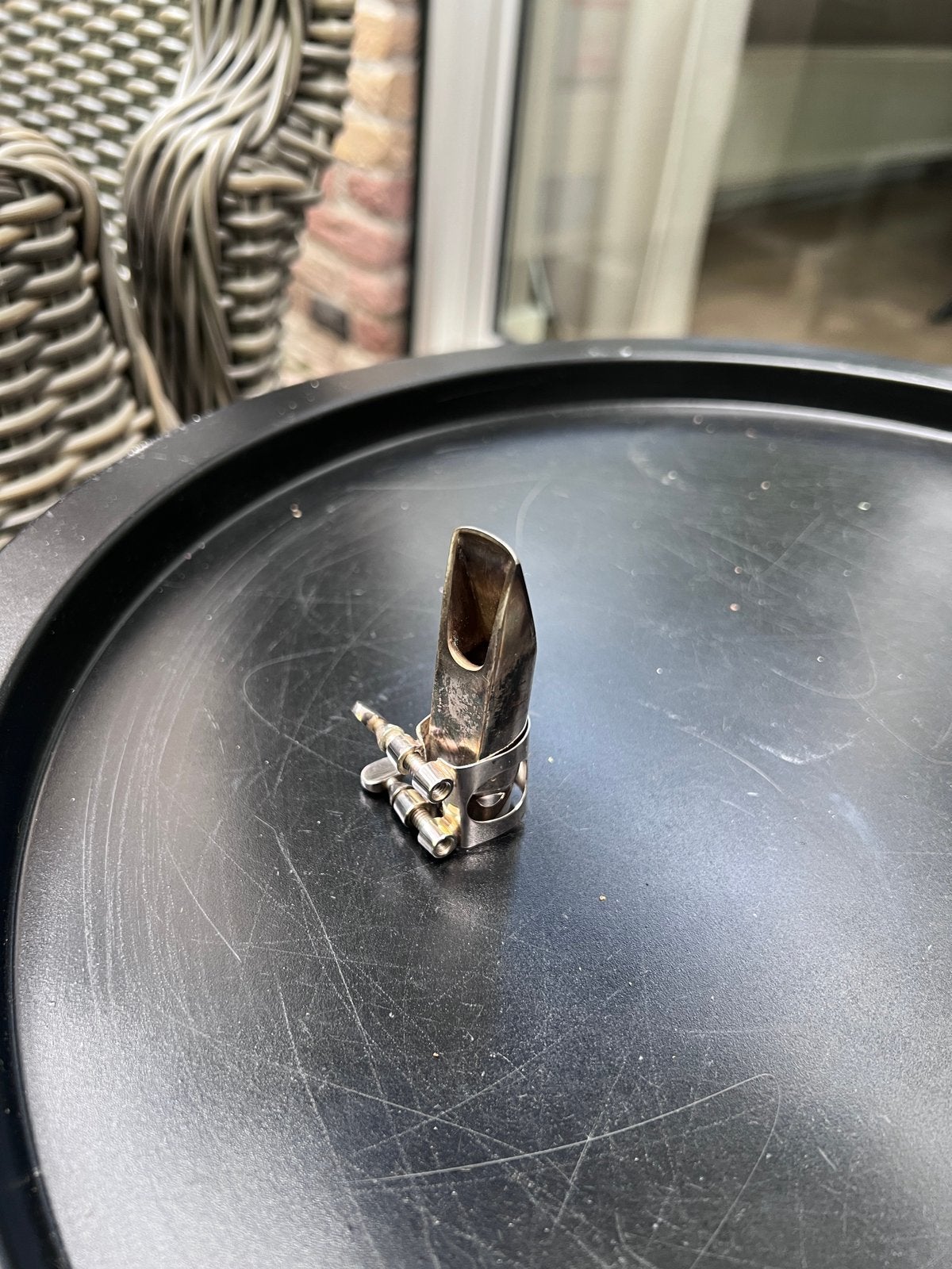 Yanagisawa metalen mondstuk sopraan sax (6), Ophalen of Verzenden, Zo goed als nieuw