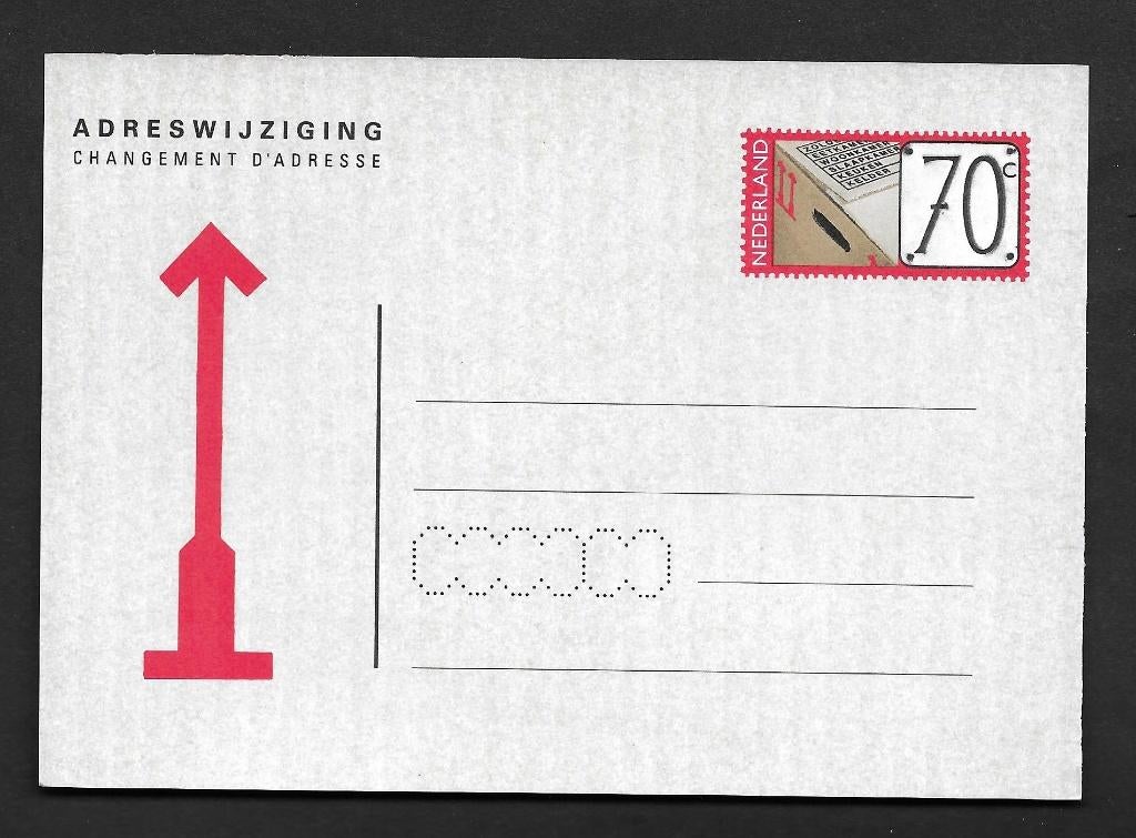 Adreswijzing Geuzendam 60 A6 formaat met laserbedrukking, Postzegels en Munten, Ophalen of Verzenden, Briefkaart
