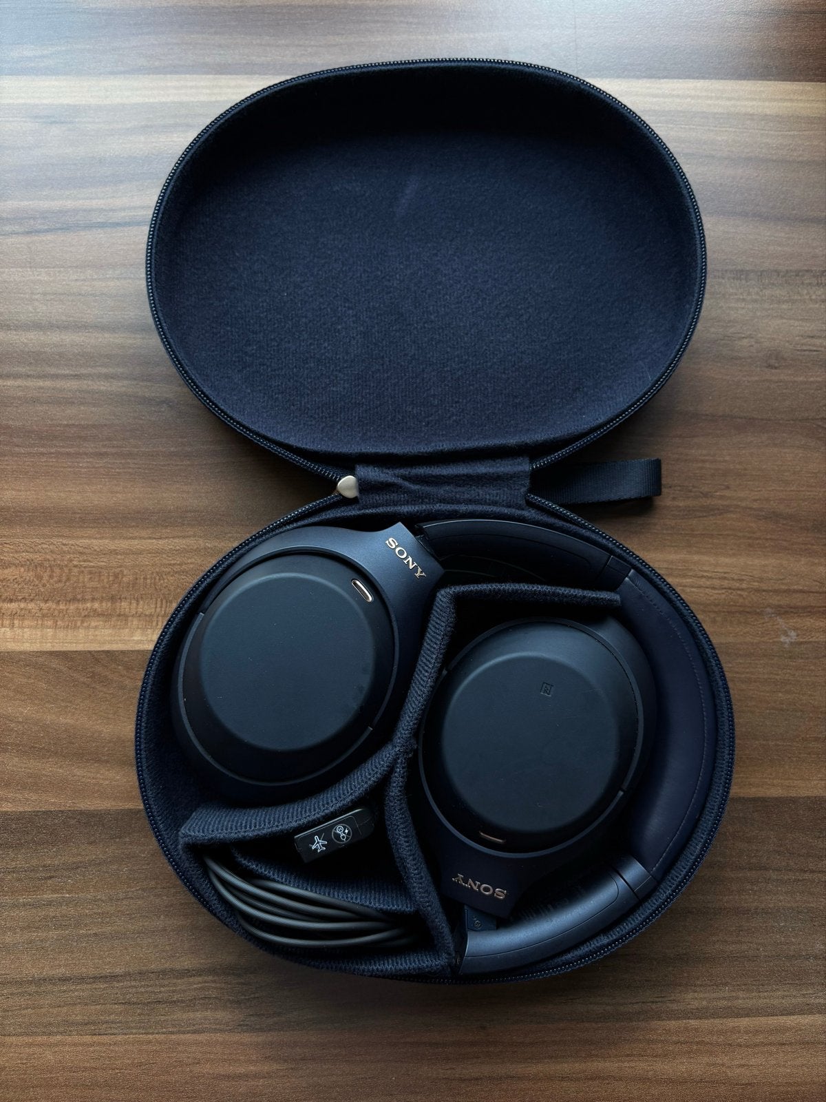 Sony WH-1000XM4 Noise Cancelling Koptelefoon Zwart, Ophalen, Bluetooth, Zo goed als nieuw, Blauw