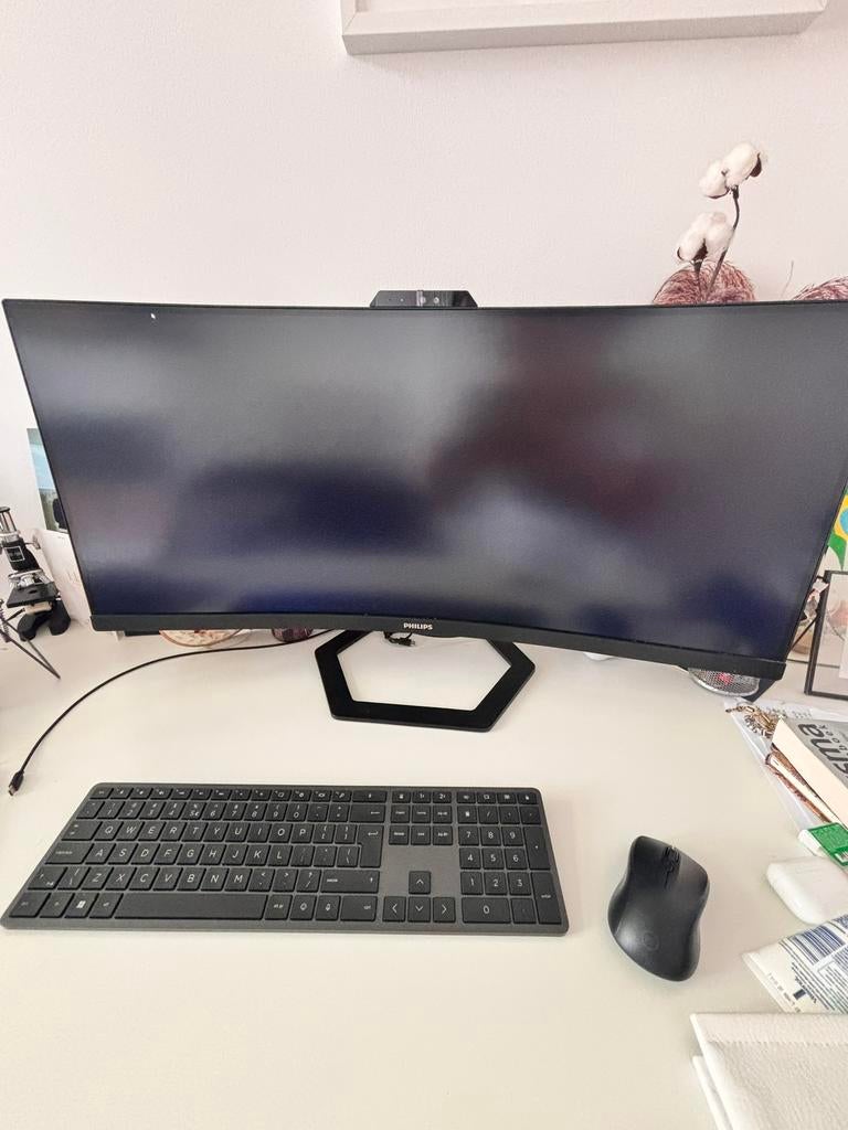 Philips 34E1C5600HE/00 ultrawide monitor, Computers en Software, Monitoren, Zo goed als nieuw, 101 t/m 150 Hz, USB-C, Curved, IPS