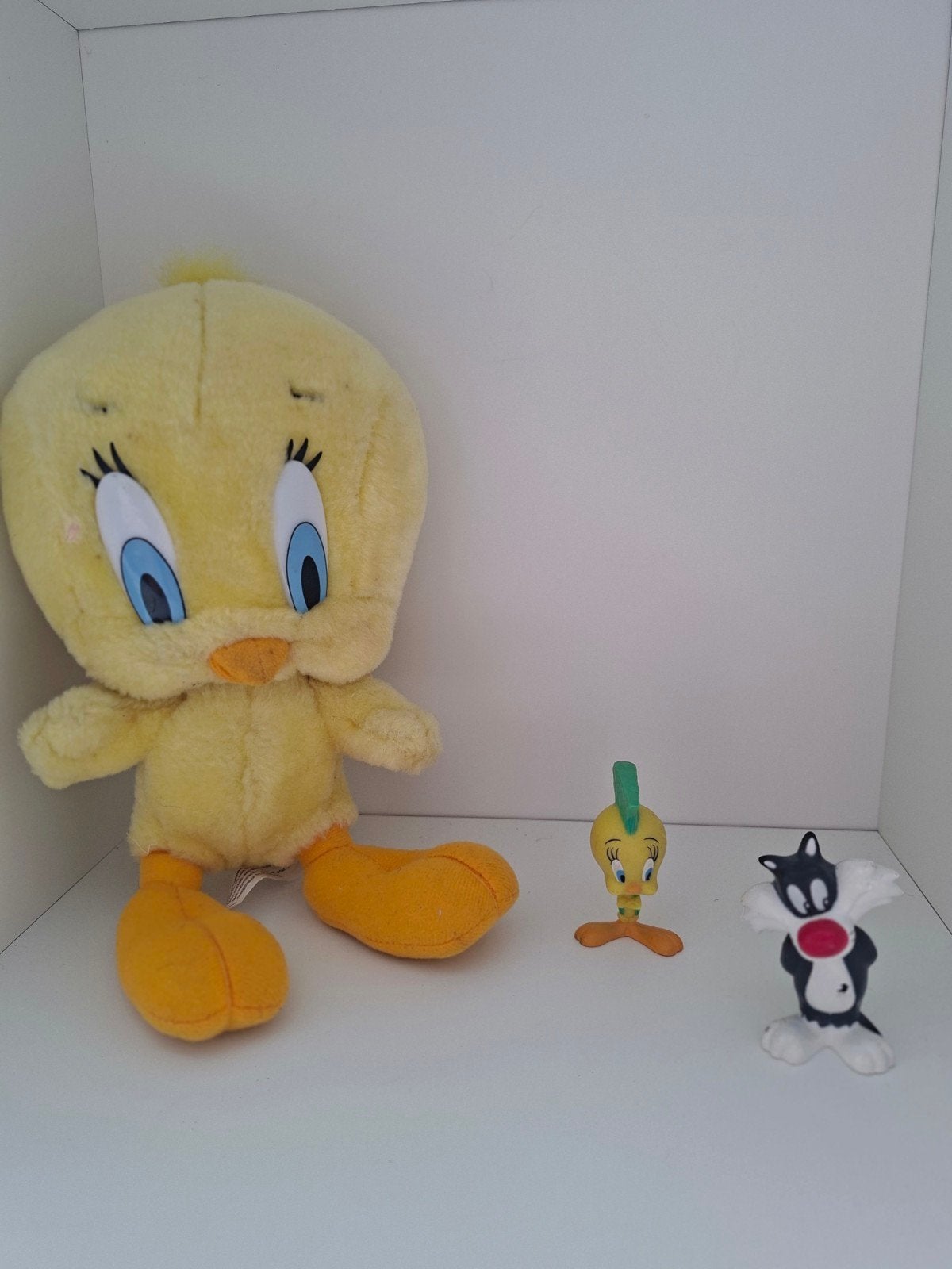 Looney Tunes Tweety en Sylvester knuffel en figuurtjes, Gebruikt, Overige merken, Overige typen, Ophalen of Verzenden