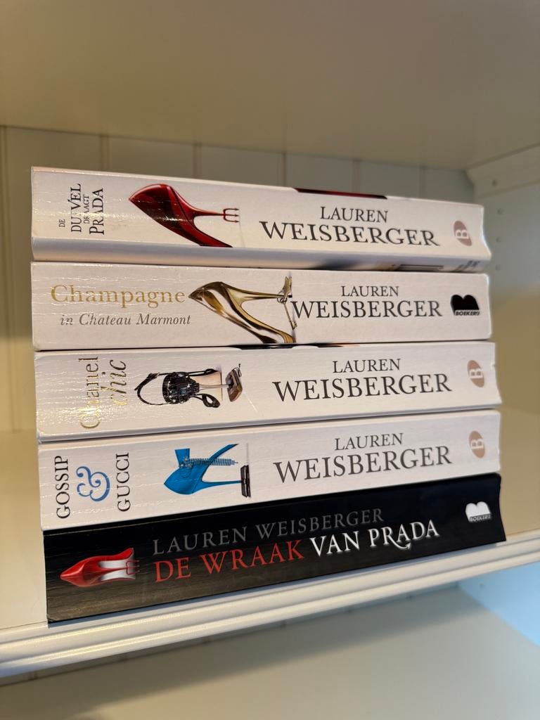 5 boeken van Lauren Weisberger - De Duivel draagt Prada, Boeken, Ophalen of Verzenden, Gelezen, Nederland