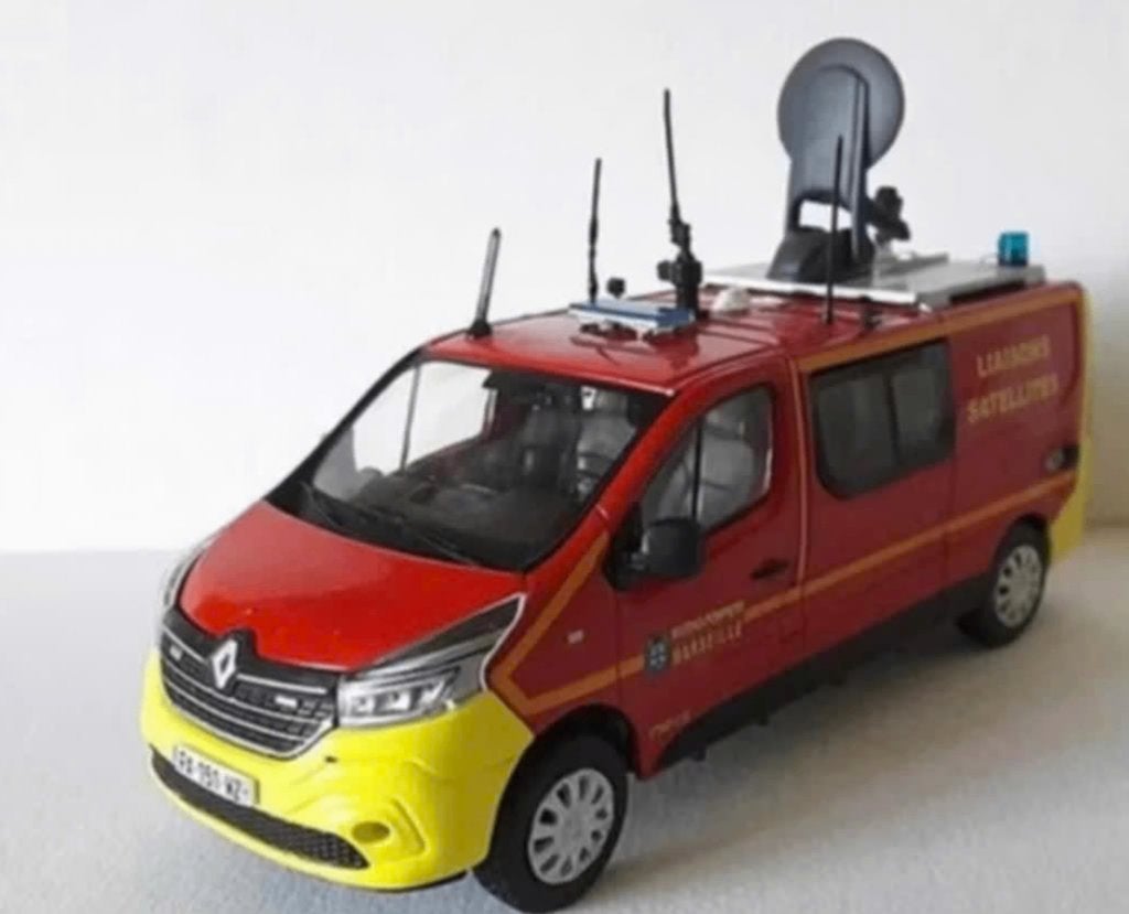 Renault trafic VTSAT BRANDWEER satelliet schaal 1/43 # 78, Verzenden, Nieuw, Auto, Overige merken