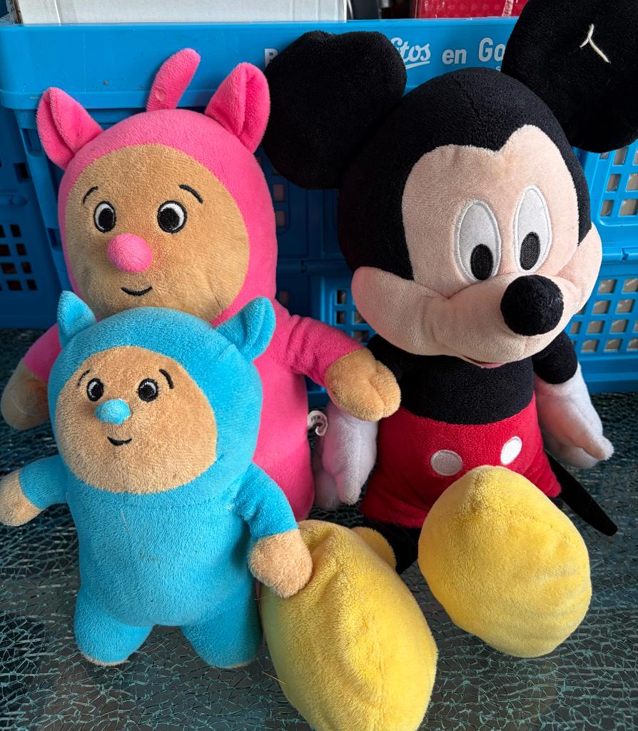 Knuffels disney peppa big frozen smurfen woezel, Ophalen, Gebruikt, Overige typen