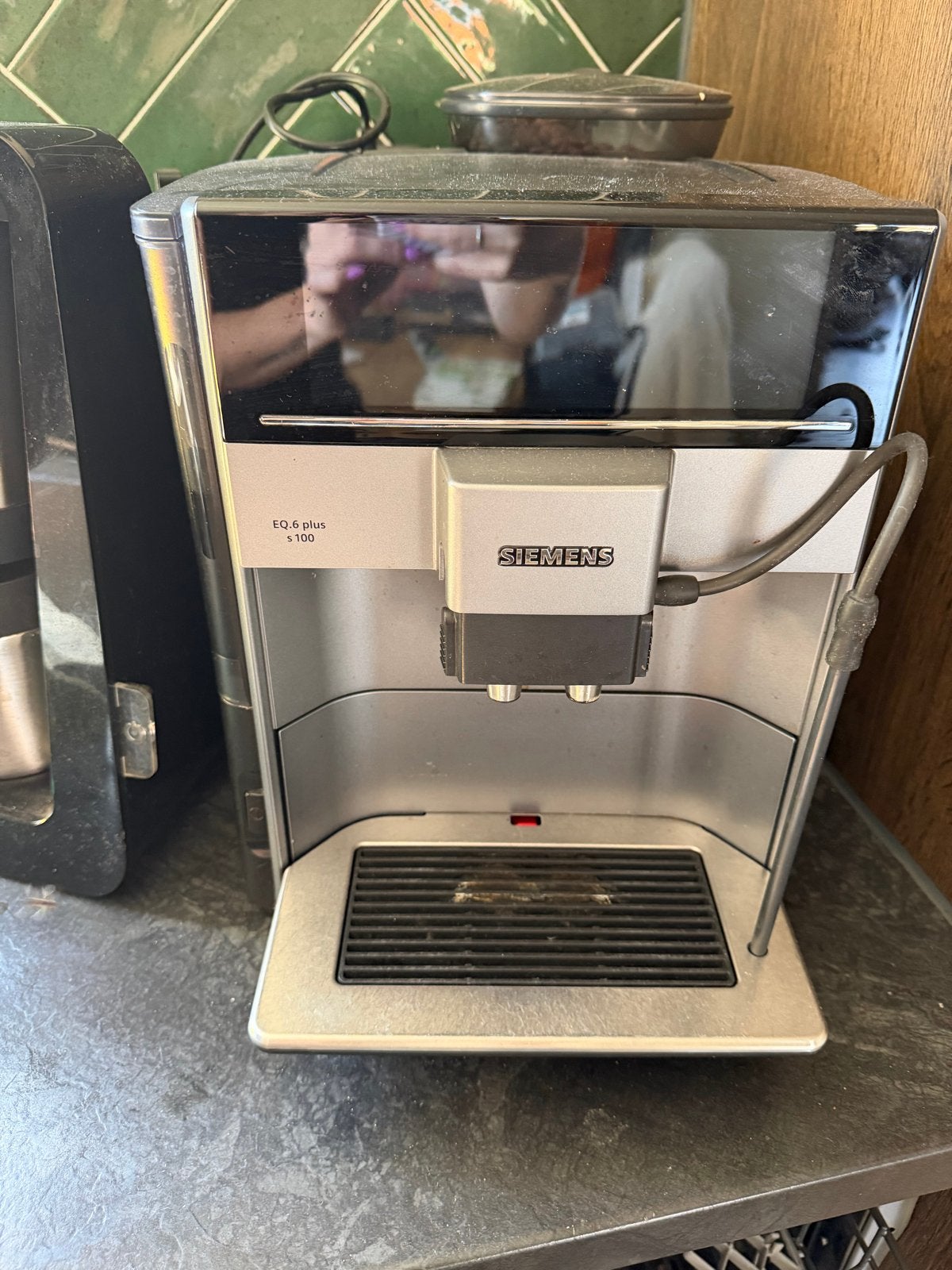 Siemens EQ.6 plus s100 koffiemachine - defect, Ophalen, Niet werkend, Koffiemachine, Koffiebonen