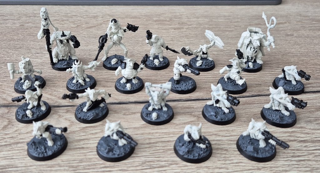 Warhammer 40K Gretchins met transportbox, Ophalen of Verzenden, Gebruikt, Warhammer 40000, Figuurtje(s)