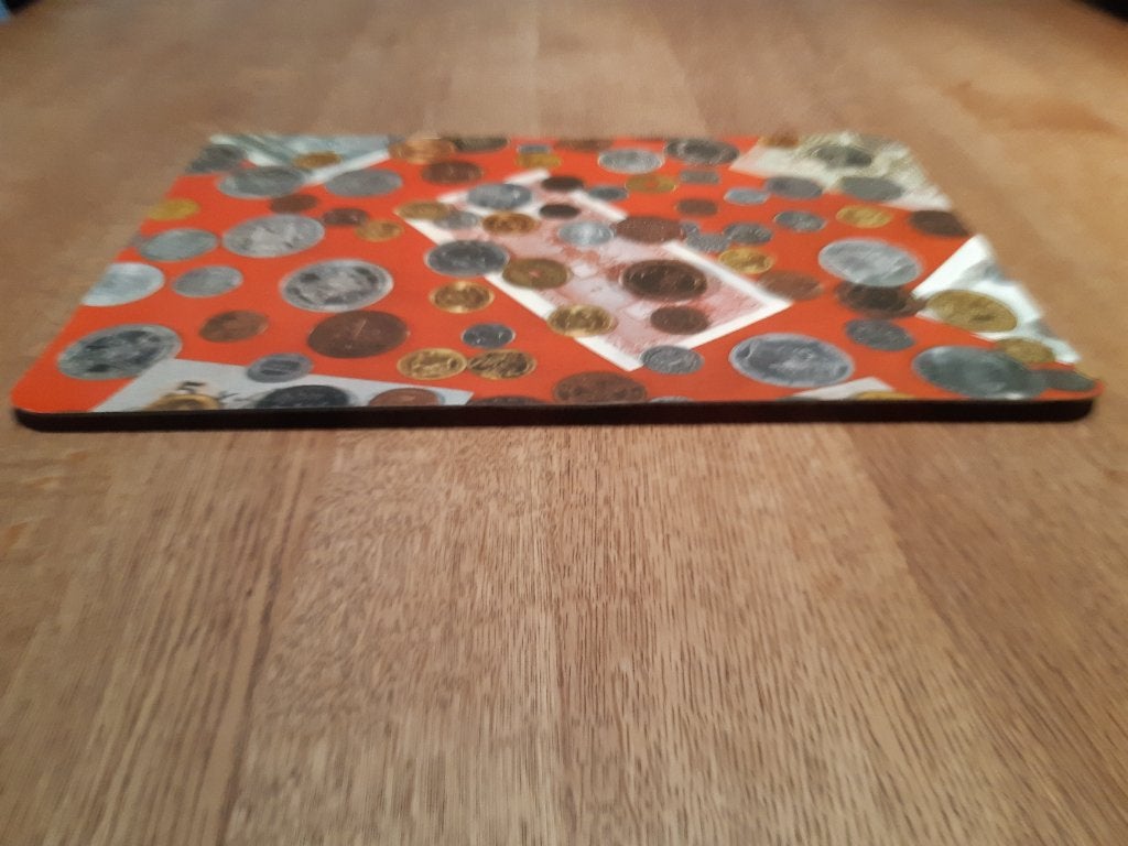 placemat munten, Huis en Inrichting, Ophalen of Verzenden, Zo goed als nieuw, Placemat