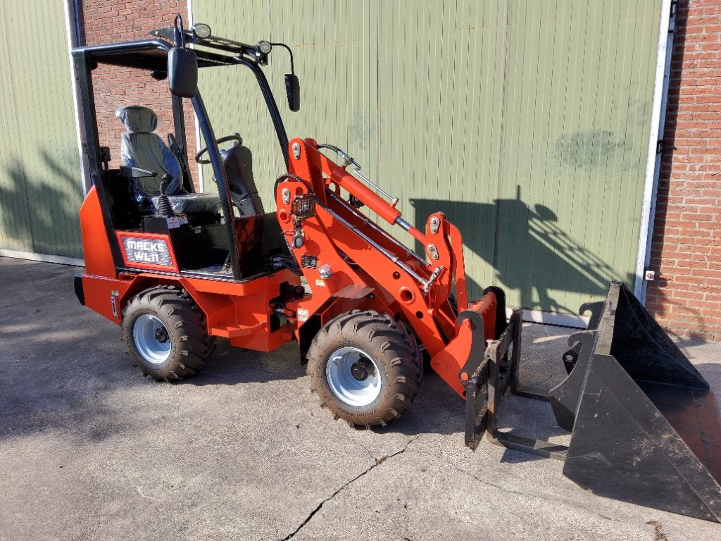 Macks wl11 minishovel, Ophalen, Wiellader of Shovel