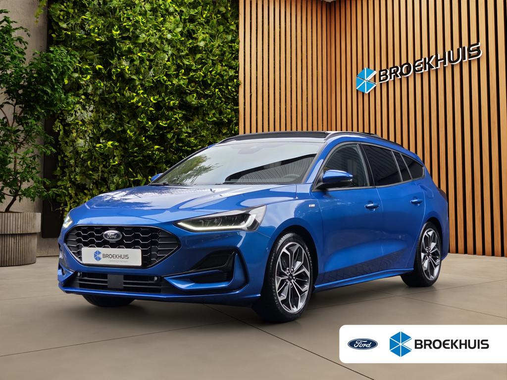 Ford Focus Wagon 1.0 EcoBoost Hybrid ST Line X, Auto's, Ford, 12 maanden, Gebruikt, Euro 6, Blauw