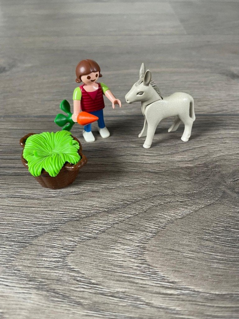 Playmobil 4740 Meisje met Ezel - Compleet!, Complete set, Special plus, Ophalen of Verzenden, Zo goed als nieuw