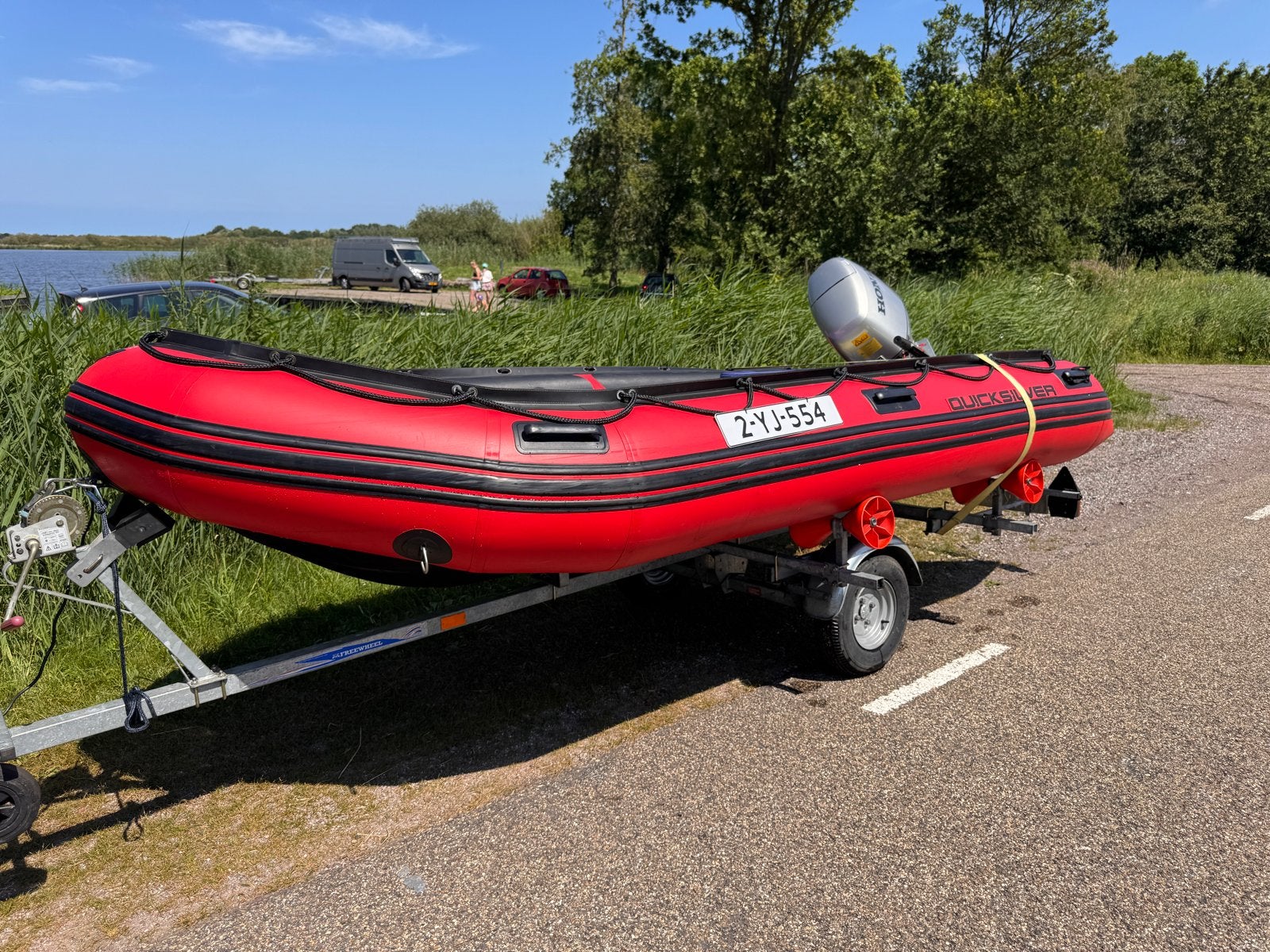 QuickSilver 430 HD met Selva 15pk, Ophalen, Quicksilver, Peddels, 15 pk