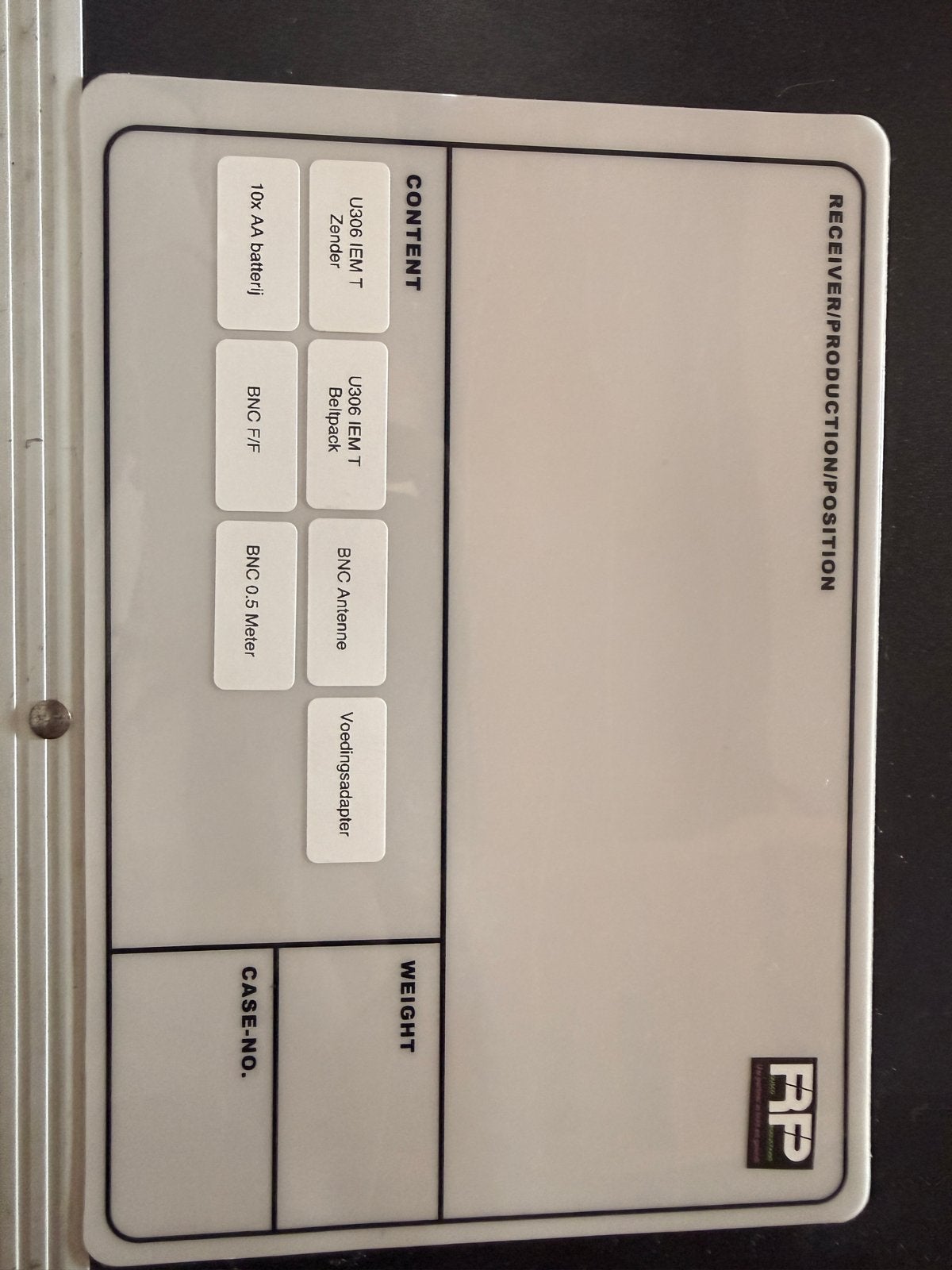 LD Systems U306 IEM T In-Ear Monitor Systeem met garantie, Ophalen, Zo goed als nieuw, Overige typen, Draadloos