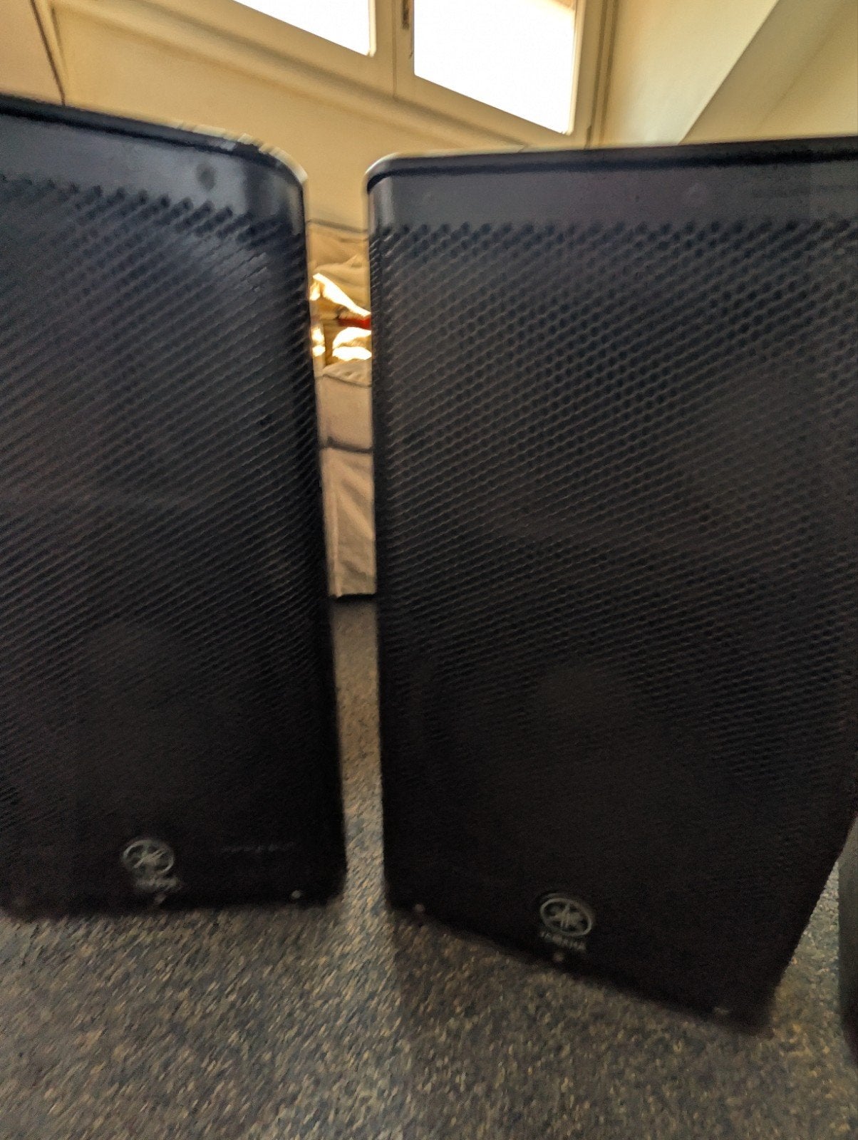 Yamaha DXR10 actieve luidsprekers, 3 stuks, Ophalen, Gebruikt, Audio