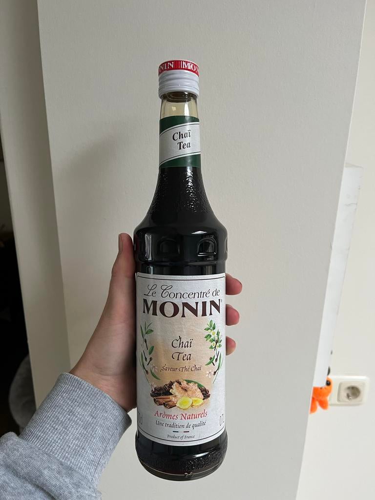 Monin Chai tea siroop, Ophalen