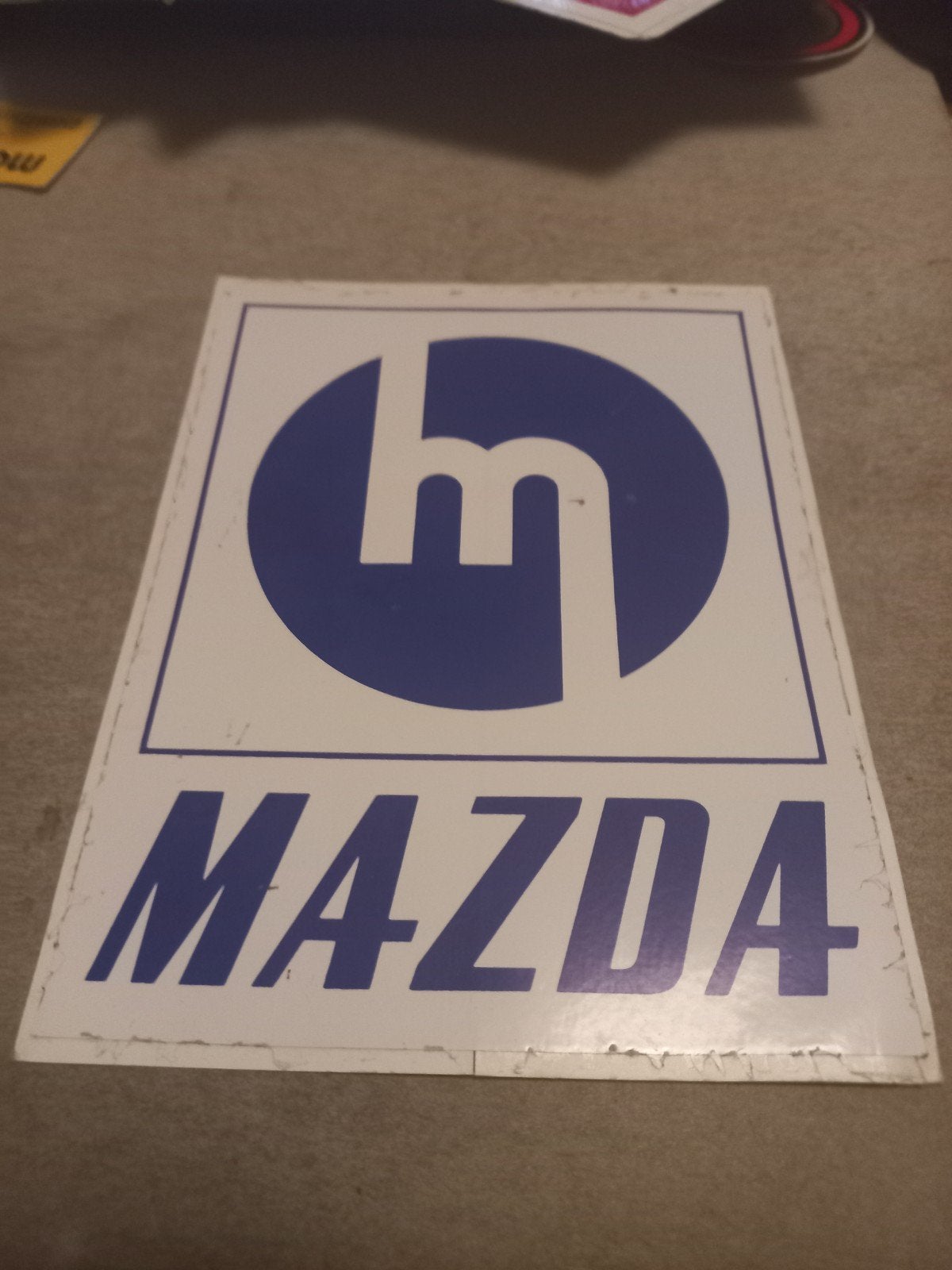 Mazda logo embleem letters, Ophalen of Verzenden, Nieuw