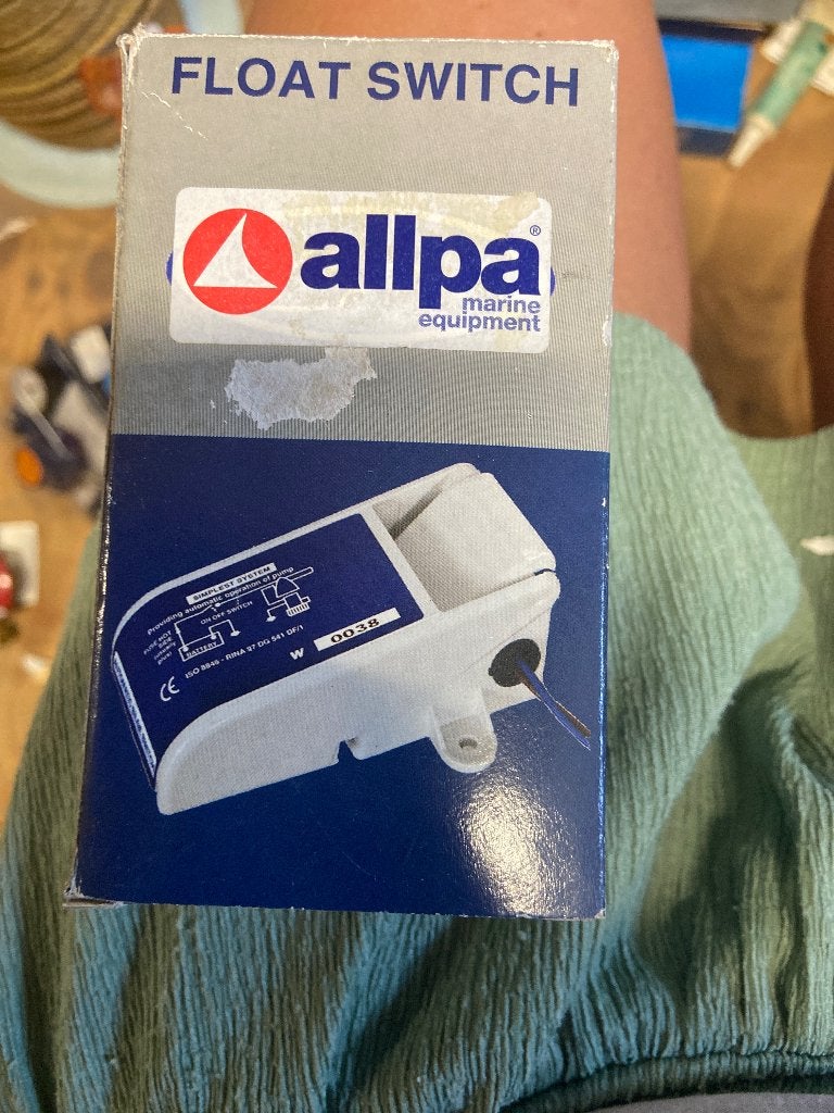 Allpa Vlotterschakelaar voor Bilgepomp, Ophalen, Nieuw, Motor en Techniek