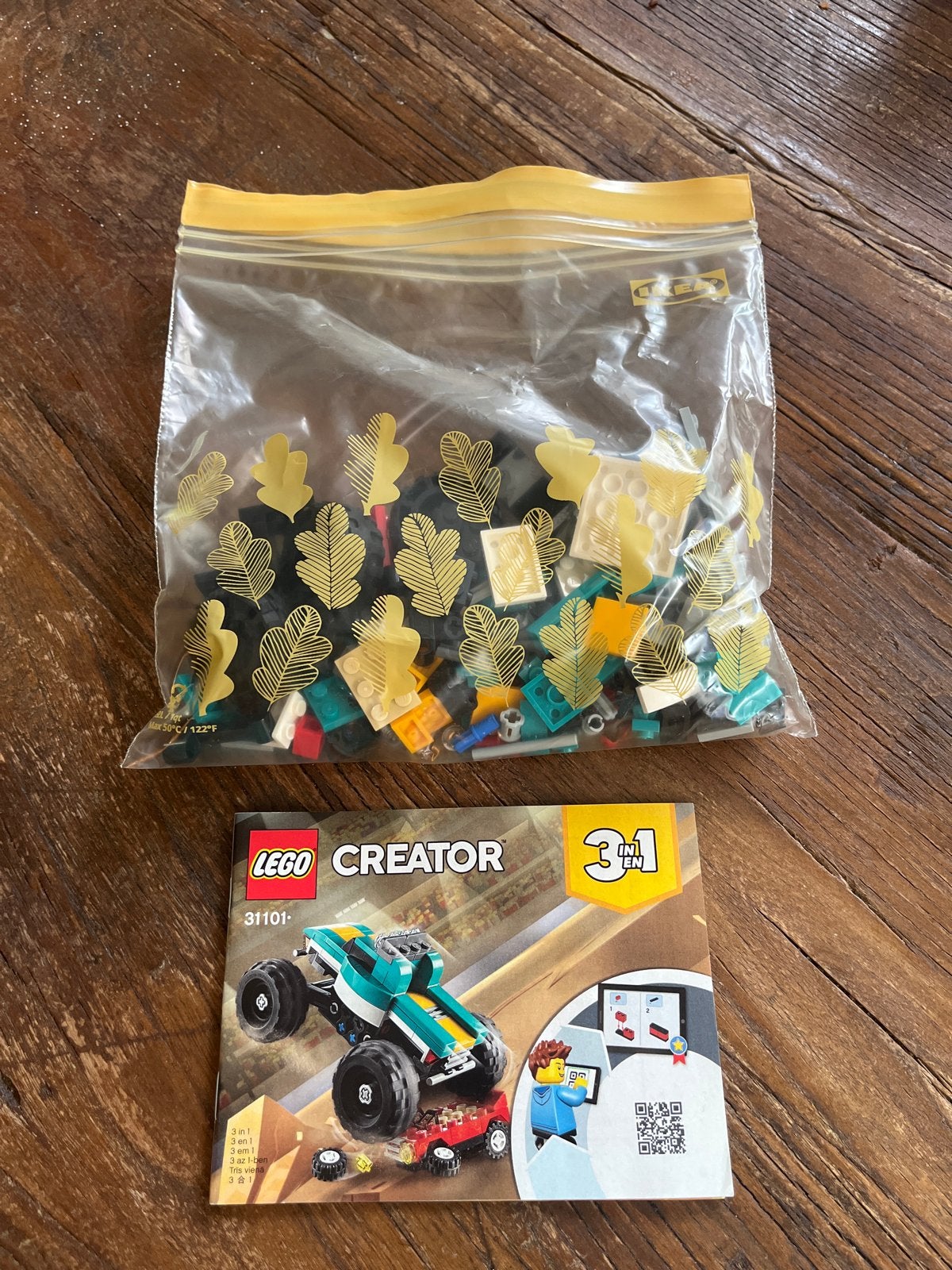 Lego Creator 3in1 Monster Truck 31101 met instructies, Ophalen of Verzenden, Gebruikt