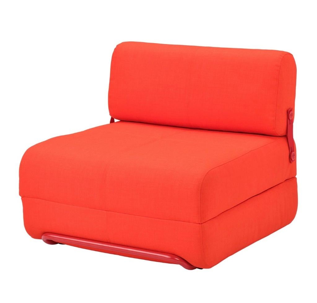 IKEA PS 2026 Slaapfauteuil - Skiftebo Helderoranje, Ophalen, Nieuw, 80 cm, 200 cm
