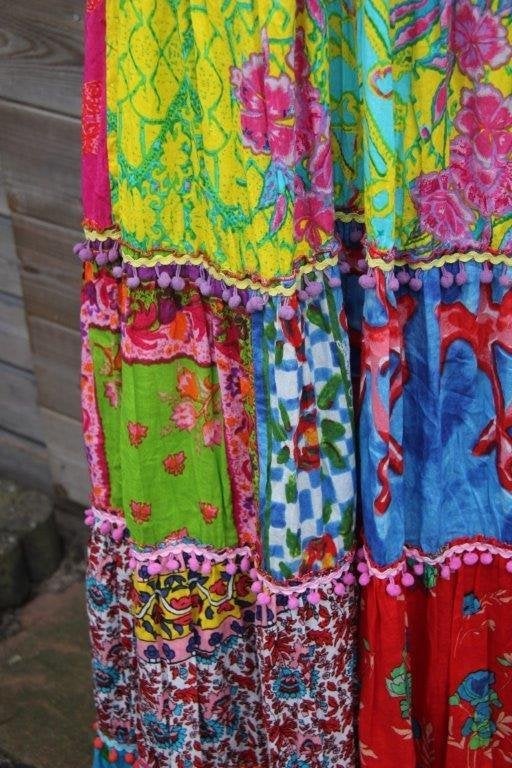 Jurk gekleurd Antica Sartoria 1mt Maxi Vaste prijs, Overige kleuren, Ophalen of Verzenden, Zo goed als nieuw, Anitca Sartoria