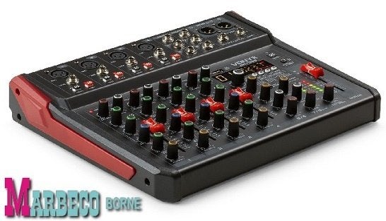 Mixer, Mengpaneel 8-kanaals, Bluetooth, USB, MP3, DSP, Rec, Vonyx, Nieuw, Info@marbeco.nl, Overige instrumenten