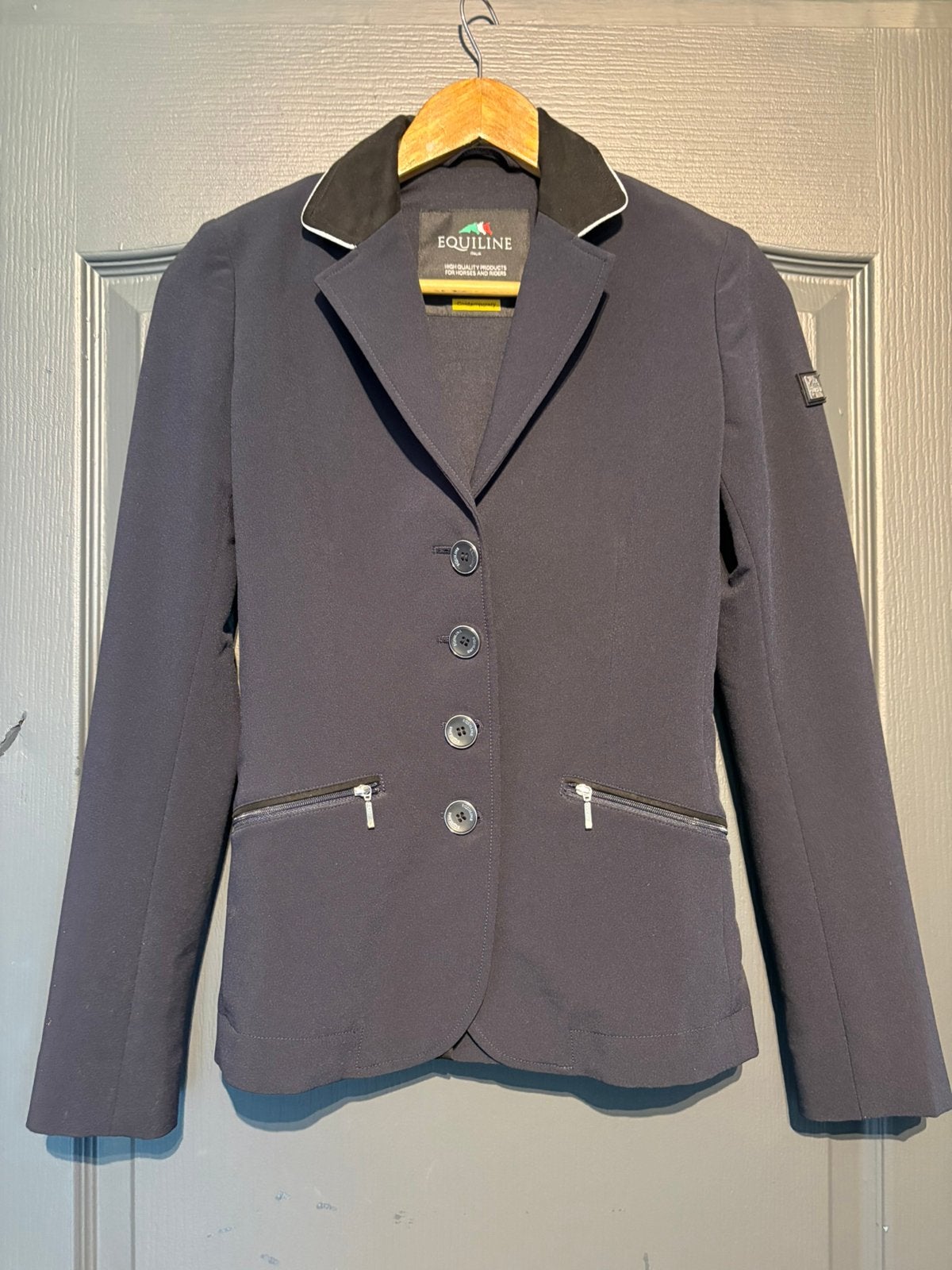 Wedstrijdjasje, Dieren en Toebehoren, Paardrijkleding, Blauw, Kinderen, Overige merken, Ophalen of Verzenden