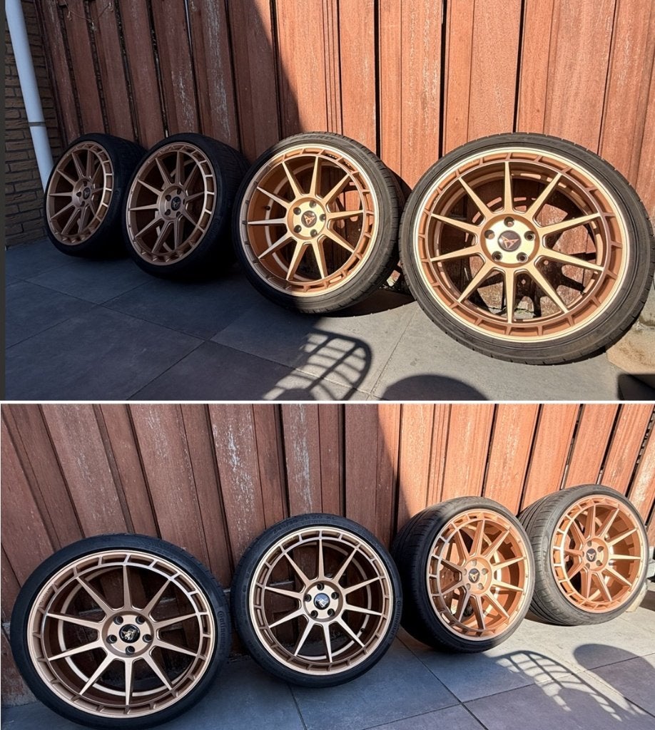 20' TEC GT8 velgen - Rose Gold - 5x112 ET35 - o.a. CUPRA/VW, Ophalen, 245 mm, Velg(en), Nieuw