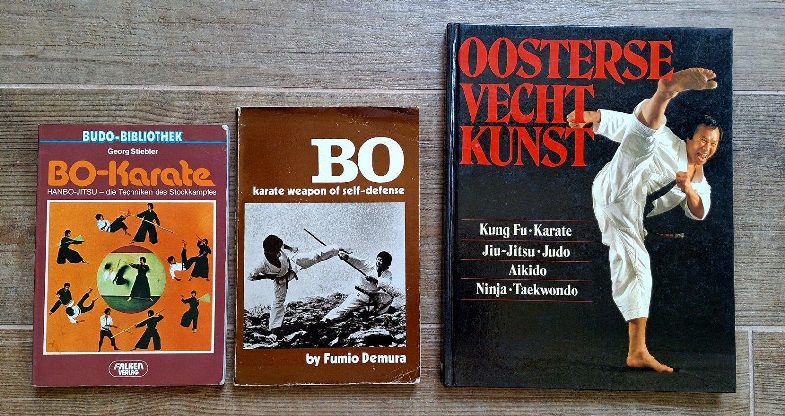 Boeken over Oosterse Vechtkunst: Bo-Karate, Bo., Ophalen of Verzenden, Gelezen, Georg Stiebler, Fumio Demura, Vechtsport