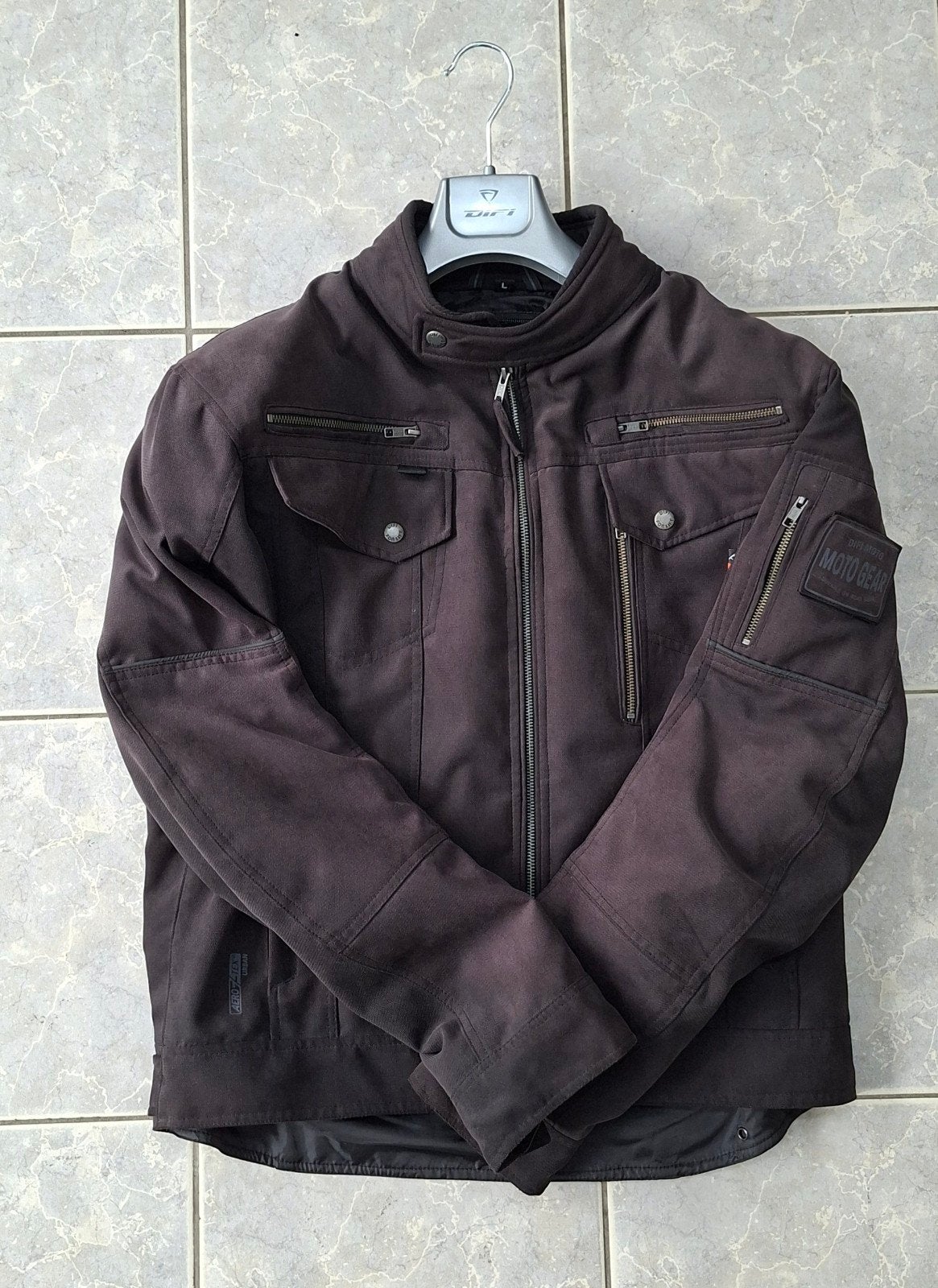 Motorjas DIFI Trooper, maat L, zeer nette staat., Ophalen, Jas | textiel, Heren, Difi Aerotex